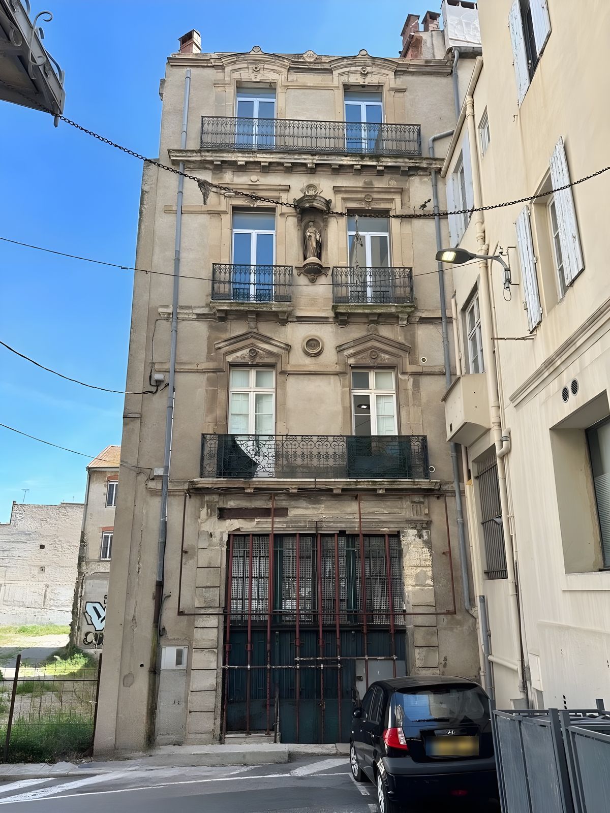Béziers, projet Saint-Saëns, façade avant travaux